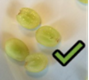 Sliced grape photo